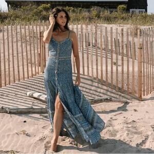 NWT Veronica Beard Windansea Paisley Maxi Dress Size Medium
